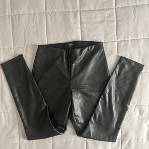NWT Banana Republic Black Vegan Leather Leggings